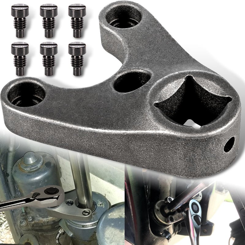 Camoo Trim/Tilt Pin Wrench MT0004-38mm X 4mm with S-4 Pins, Fits for Seastar Steering Cylinders, 4 Stroke Yamaha V6 & Non-VMAX 2 Strokes, Yamaha Tilt Trim Spanner Wrench 2011-Current F150 - Image 1